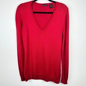 MODA INTERNATIONAL RED LONG SLEEVE SWEATER